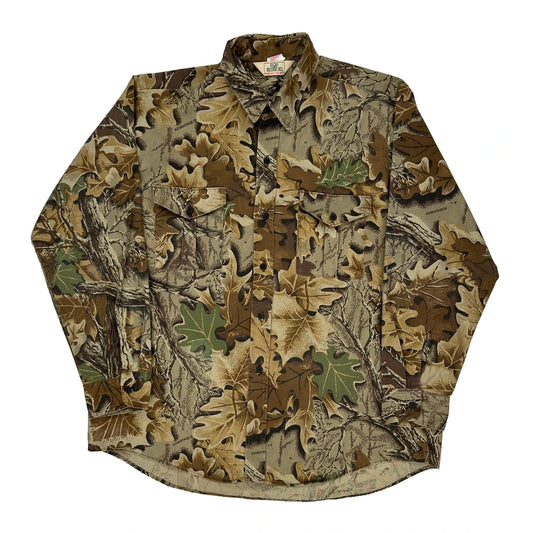 Red Head Camo Flannel Shirt - XL Multicoloured Polyester Blend