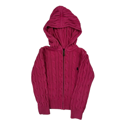 Age 3 Ralph Lauren Hoodie - XS Pink Cotton