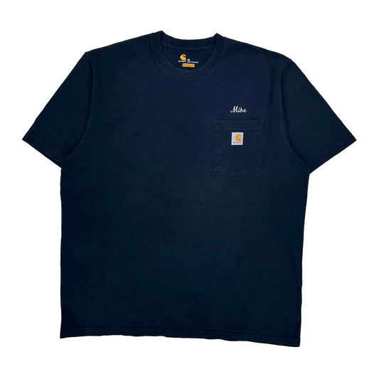 Vintage Mechanical Vibration & Balancing Services, Inc. Carhartt Graphic T-Shirt - XL Navy Cotton