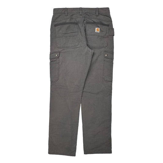 Carhartt Cargo Trousers - 33W 34L Grey Cotton