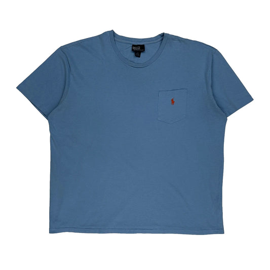 Vintage Polo By Ralph Lauren T-Shirt - XL Blue Cotton