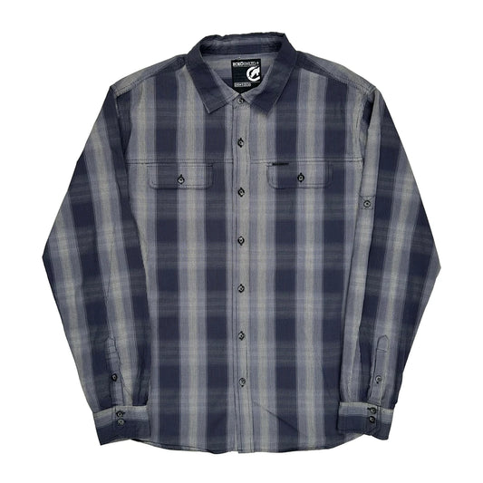Ecko Unltd Checked Shirt - Large Blue Cotton