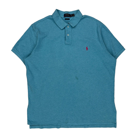 Polo By Ralph Lauren Polo Shirt - 2XL Blue Cotton