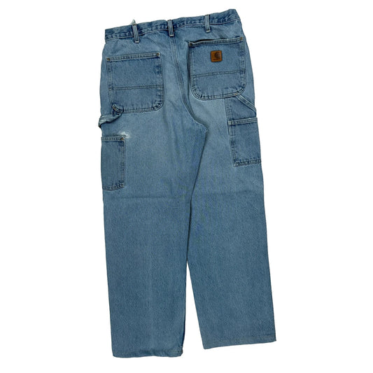 Vintage Carhartt Carpenter Jeans - 32W 30L Blue Cotton