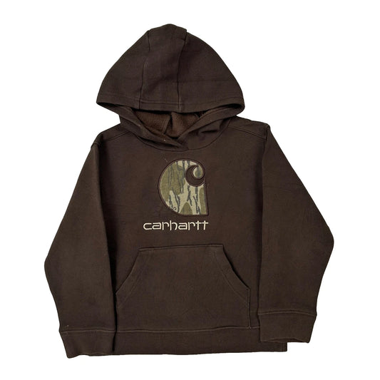 Vintage Age 5 Carhartt Hoodie - Small Brown Cotton