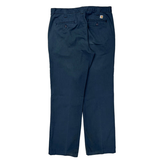 Carhartt Trousers - 36W 34L Blue Cotton