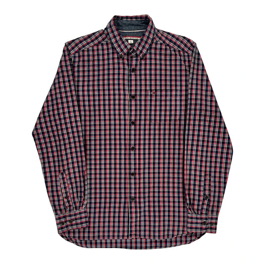 Tommy Hilfiger Checked Shirt - Medium Multicoloured Cotton
