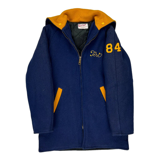 North Brunswick Drill Team Gorga College Varsity Jacket - Medium Blue Wool