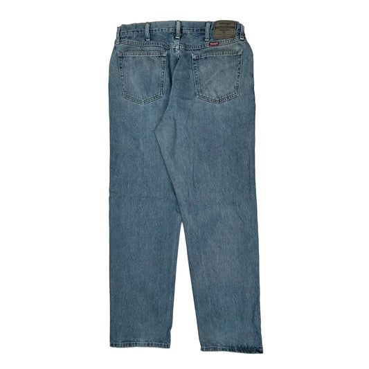 Wrangler Jeans - 36W 33L Blue Cotton