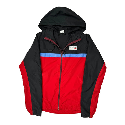 Vintage New Balance Windbreaker - Medium Black Polyester