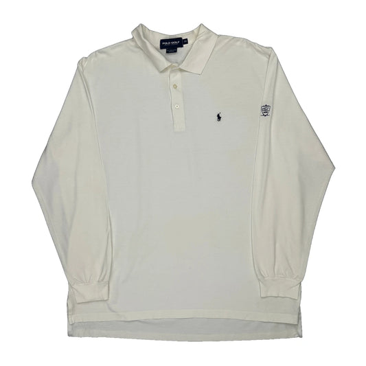 Polo By Ralph Lauren Polo Shirt - 2XL White Cotton