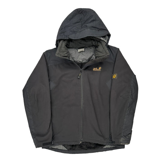 Outdoor Jack Wolfskin Jacket - Large Black Polyester