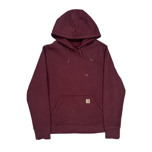 Carhartt Hoodie - Large Burgundy Cotton