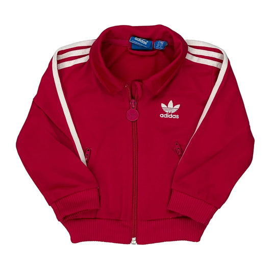 Age 6-9 Months Adidas Track Jacket - 3XS Red Polyester