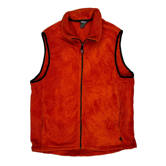 Woolrich Fleece Gilet - Large Orange Polyester