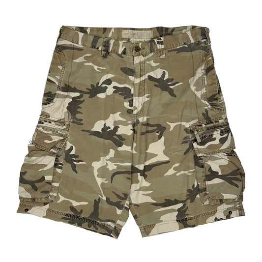 Dockers Camo Cargo Shorts - 36W 11L Camo Cotton