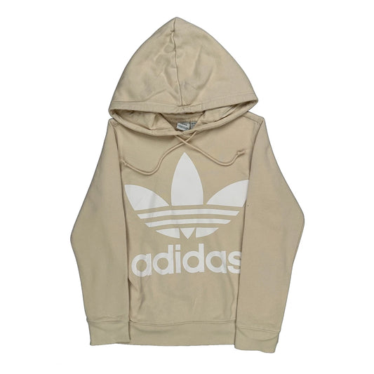 Adidas Hoodie - Large Beige Cotton