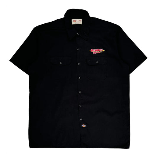 Dickies Short Sleeve Shirt - XL Black Polyester Blend
