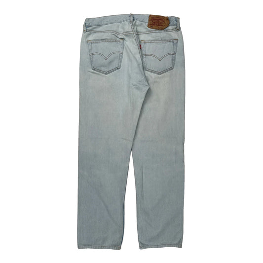 501 Levis Jeans - 34W 30L Light Wash Cotton