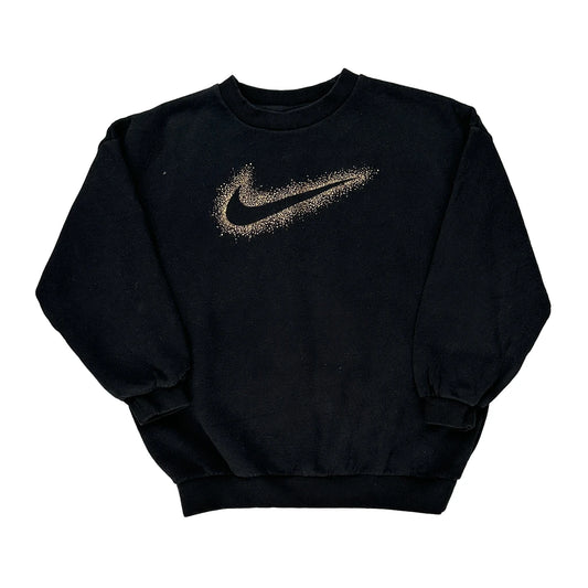 Nike Sweatshirt - Large Black Cotton