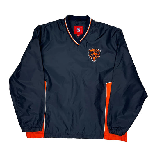 Bears Nfl Football Windbreaker - XL Orange Polyester
