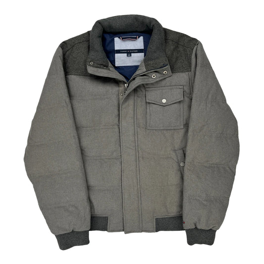 Tommy Hilfiger Puffer - Large Grey Polyester Blend