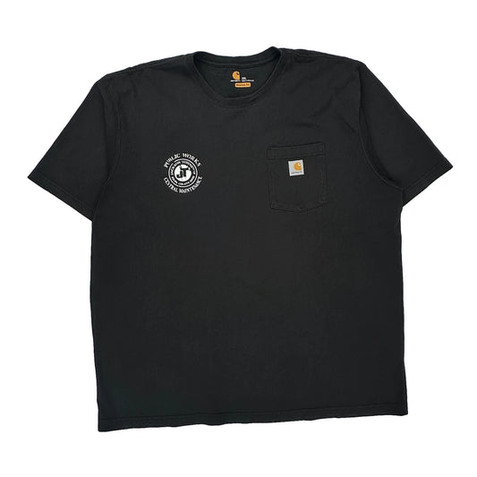 Public Works Central Maintenance Carhartt T-Shirt - 2XL Black Cotton