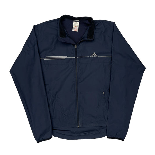 Adidas Jacket - Large Navy Polyester