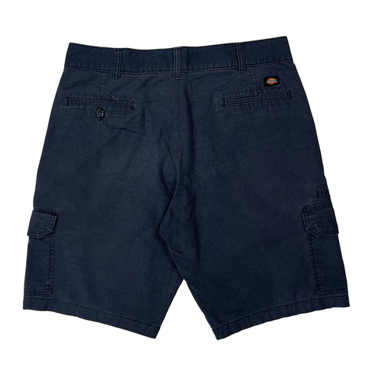 Vintage Dickies Cargo Shorts - 34W 11L Blue Cotton