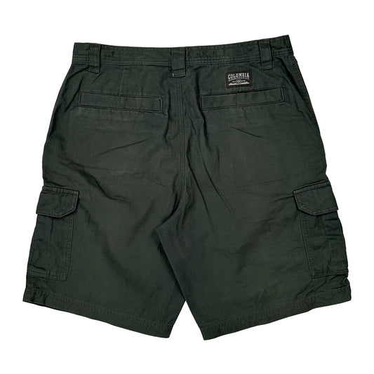 Vintage Columbia Cargo Shorts - 34W 11L Green Cotton