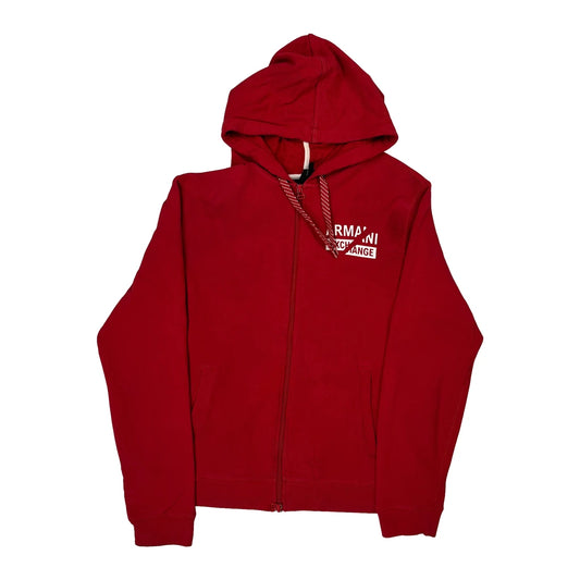 Armani Exchange Hoodie - Small Red Cotton