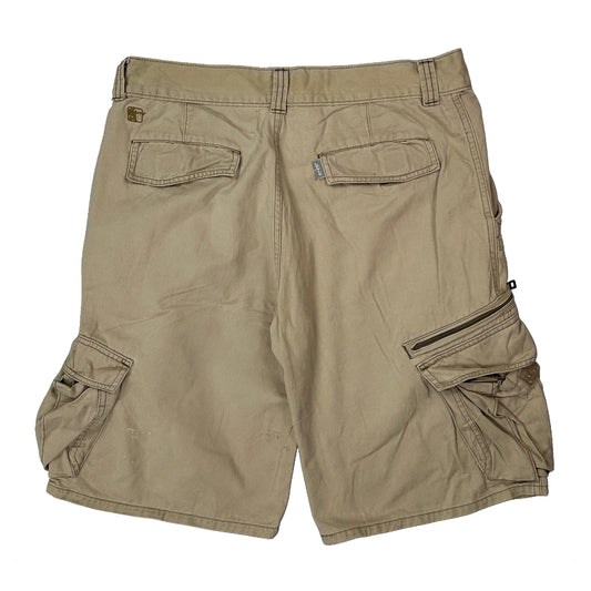 Vintage Levis Cargo Shorts - 34W 10L Beige Cotton