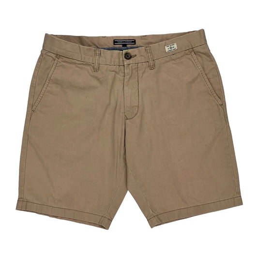 Tommy Hilfiger Chino Shorts - 34W 9L Beige Cotton
