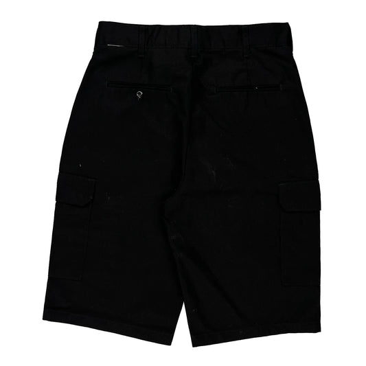 Dickies Cargo Shorts - 31W 12L Black Polyester Blend