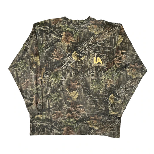 Vintage Made In USA Clarkfield Outdoors Long Sleeve T-Shirt - XL Camo Cotton