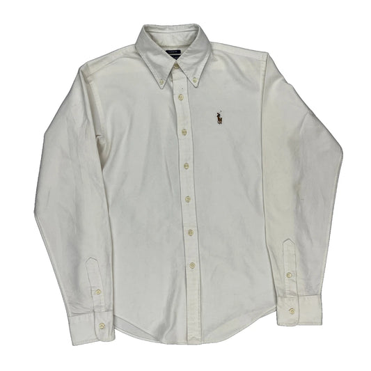 Age 6 Ralph Lauren Shirt - Small White Cotton