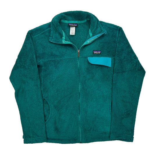 Patagonia Fleece Jacket - XL Green Polyester
