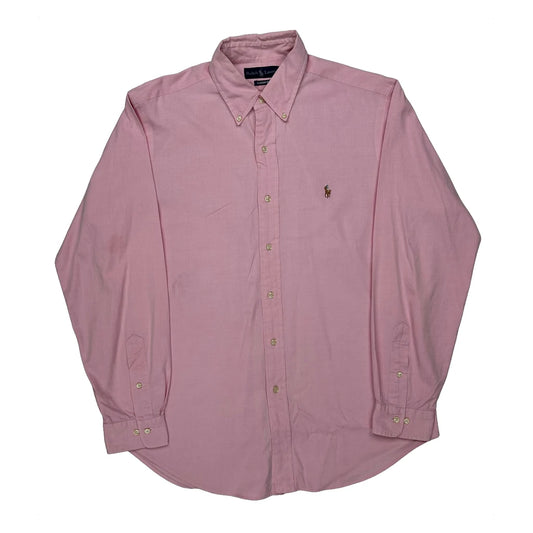 Vintage Ralph Lauren Shirt - Large Pink Cotton