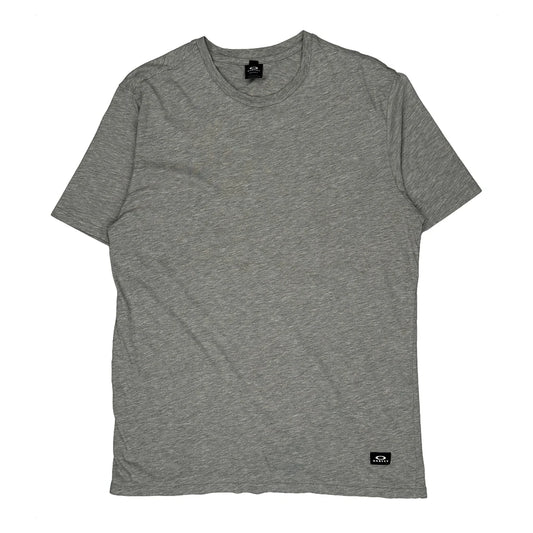 Vintage Oakley T-Shirt - XL Grey Cotton