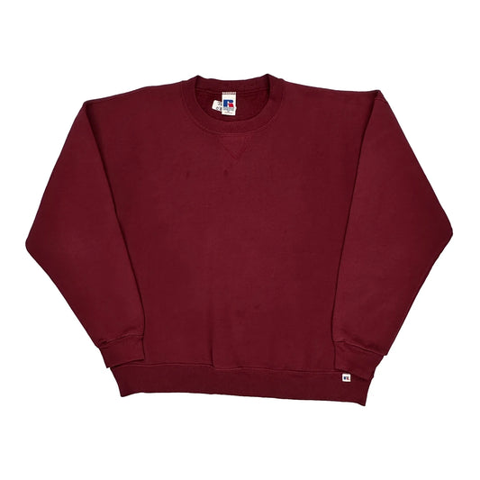 Made In USA Russell Athletic Sweatshirt - XL Burgundy Cotton