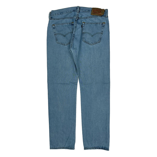 501 Levis Jeans - 33W 32L Blue Cotton