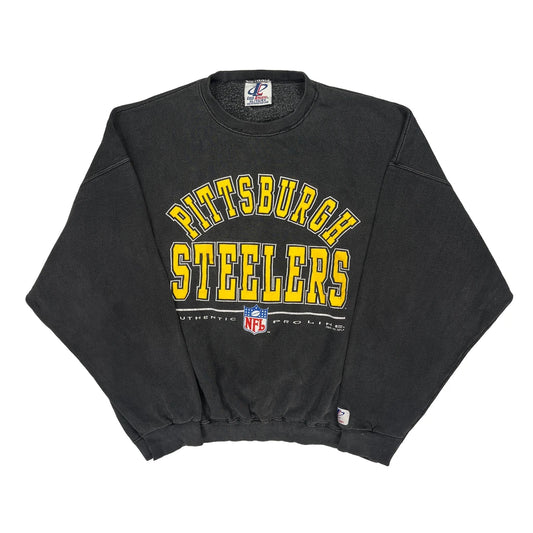 Pittsburgh Steelers Logo Athletics Football Sweatshirt - XL Black Cotton