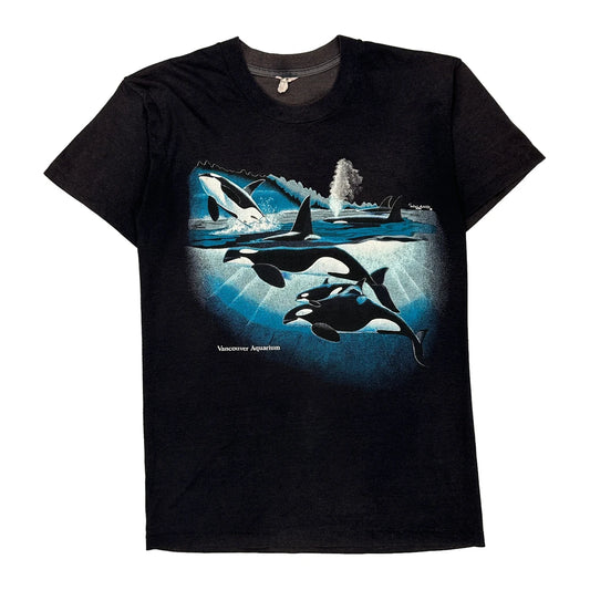Vancouver Aquarium Aquarium T-Shirt - Medium Blue Cotton