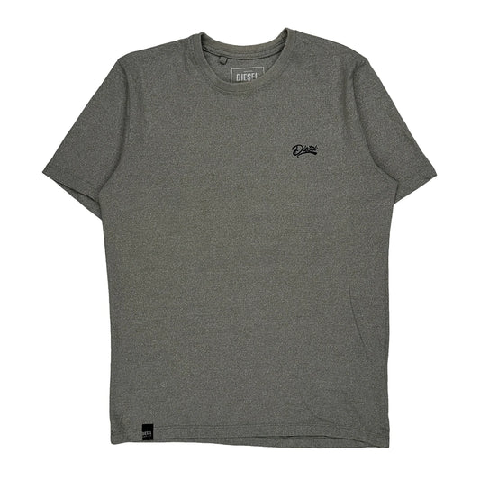Diesel T-Shirt - Medium Grey Cotton