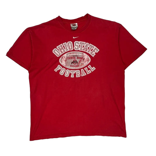 Ohio State Football Nike Ncaa T-Shirt - XL Red Cotton