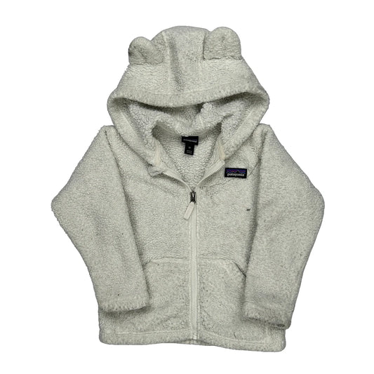 Age 3 Patagonia Hoodie - 3XS Cream Polyester