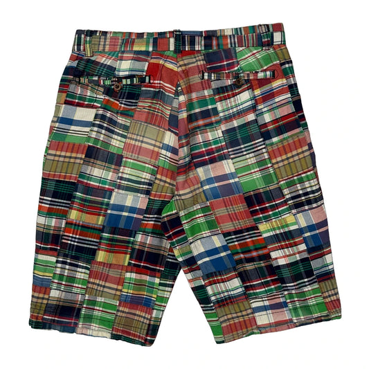 Vintage Unbranded Checked Shorts - 32W 12L Multicoloured Cotton