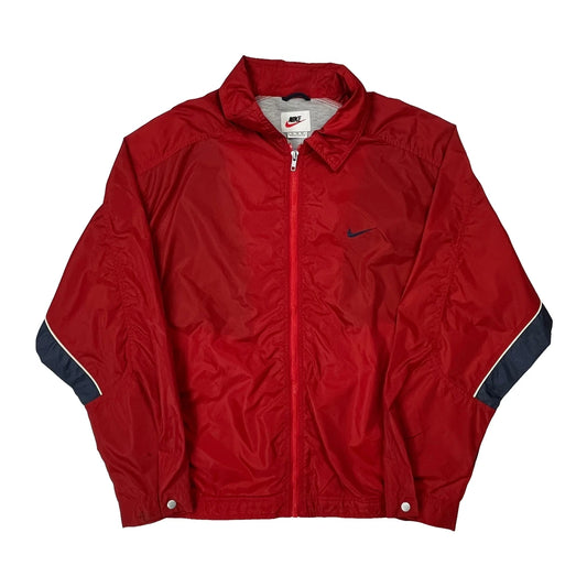 Vintage Nike Athletics Nike Windbreaker - XL Red Polyester
