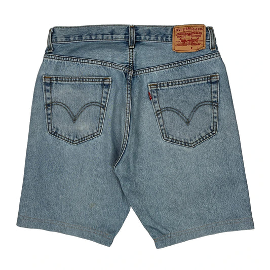 Levis Denim Shorts - 31W 10L Light Wash Denim