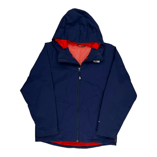 Age 14-16 The North Face Waterproof Jacket - Large Navy Polyester